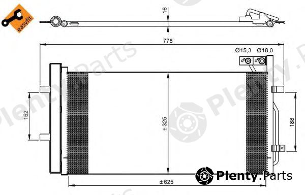  NRF part 350029 Condenser, air conditioning