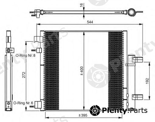  NRF part 350048 Condenser, air conditioning