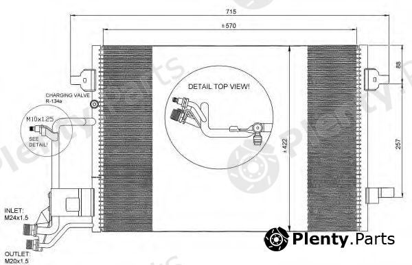  NRF part 35199 Condenser, air conditioning