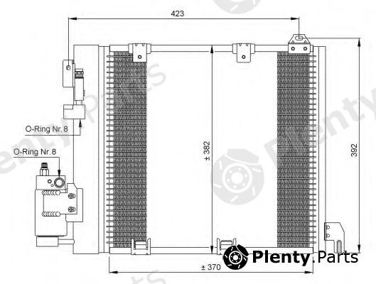  NRF part 35302 Condenser, air conditioning