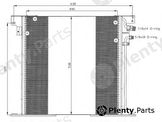  NRF part 35305 Condenser, air conditioning