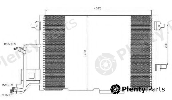  NRF part 35317 Condenser, air conditioning