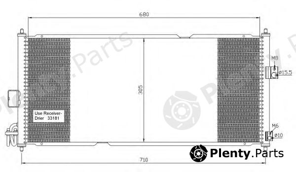  NRF part 35336 Condenser, air conditioning
