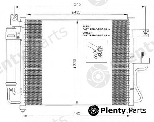  NRF part 35428 Condenser, air conditioning