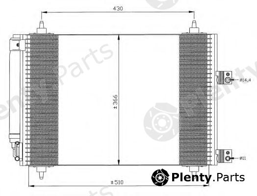  NRF part 35446 Condenser, air conditioning