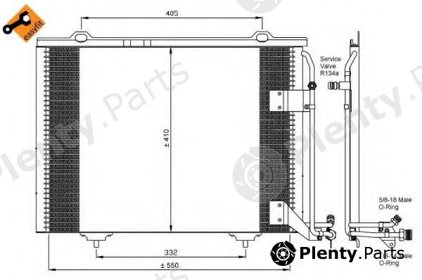  NRF part 35463 Condenser, air conditioning