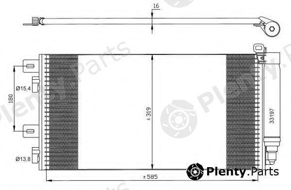  NRF part 35481 Condenser, air conditioning