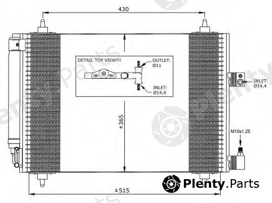  NRF part 35649 Condenser, air conditioning