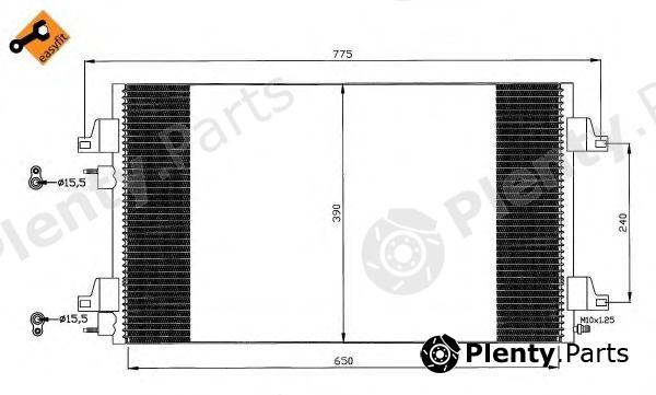 NRF part 35760 Condenser, air conditioning