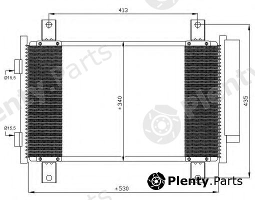  NRF part 35840 Condenser, air conditioning