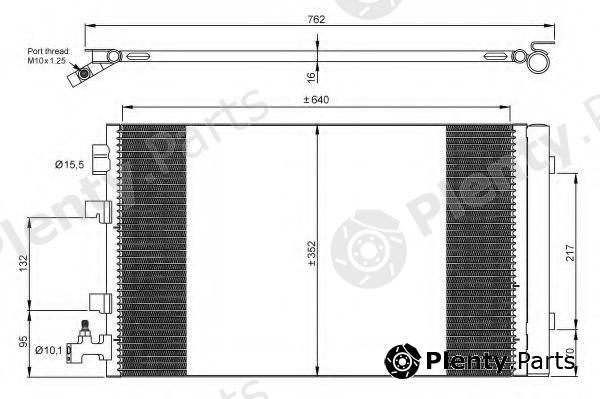  NRF part 35932 Condenser, air conditioning