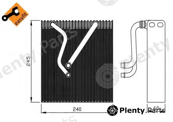  NRF part 36109 Evaporator, air conditioning