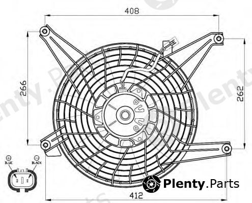  NRF part 47468 Fan, radiator