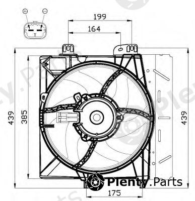  NRF part 47495 Fan, radiator