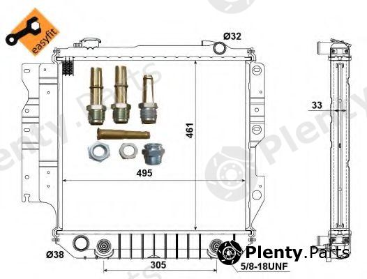  NRF part 50315 Radiator, engine cooling