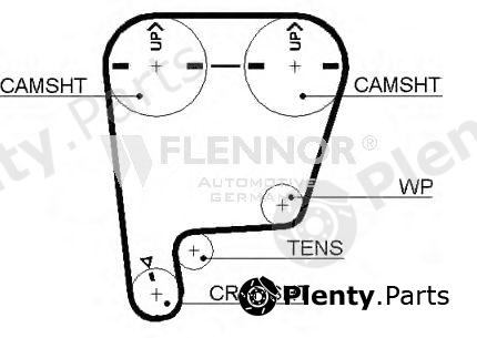  FLENNOR part 4494V Timing Belt
