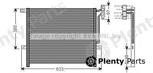  AVA QUALITY COOLING part BWA5369 Condenser, air conditioning