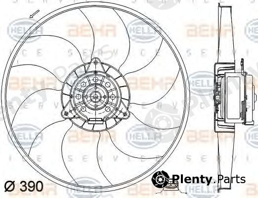 BEHR part 8EW351041-241 (8EW351041241) Fan, radiator