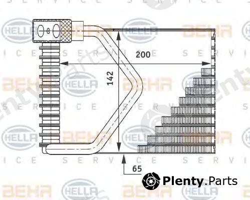  BEHR part 8FV351211-271 (8FV351211271) Evaporator, air conditioning