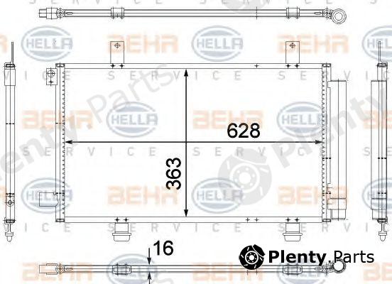  BEHR part 8FC351307-741 (8FC351307741) Condenser, air conditioning