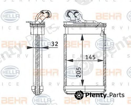  BEHR part 8FH351311-301 (8FH351311301) Heat Exchanger, interior heating