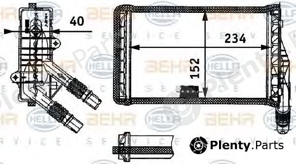  BEHR part 8FH351311-311 (8FH351311311) Heat Exchanger, interior heating