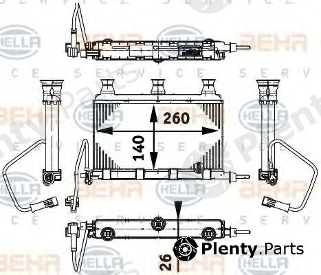  BEHR part 8FH351312-151 (8FH351312151) Heat Exchanger, interior heating