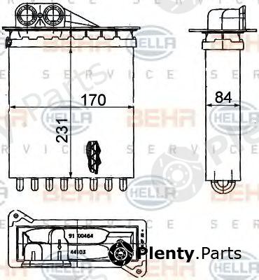  BEHR part 8FH351313-661 (8FH351313661) Heat Exchanger, interior heating
