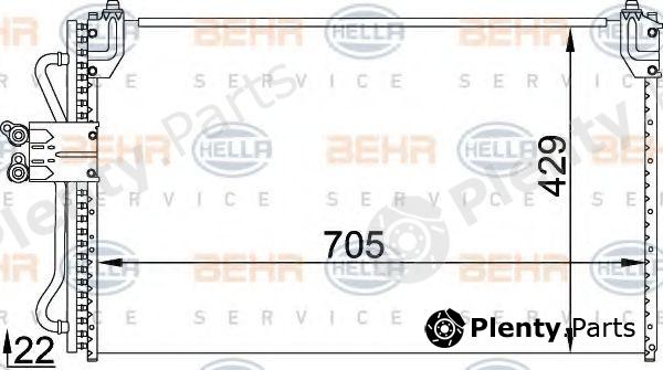  BEHR part 8FC351318-321 (8FC351318321) Condenser, air conditioning