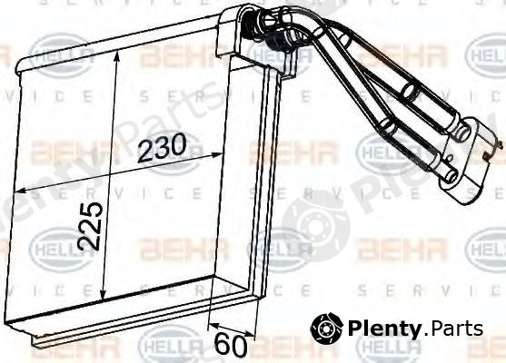  BEHR part 8FV351330-731 (8FV351330731) Evaporator, air conditioning