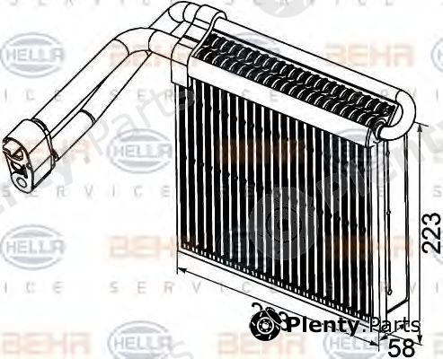  BEHR part 8FV351330-761 (8FV351330761) Evaporator, air conditioning