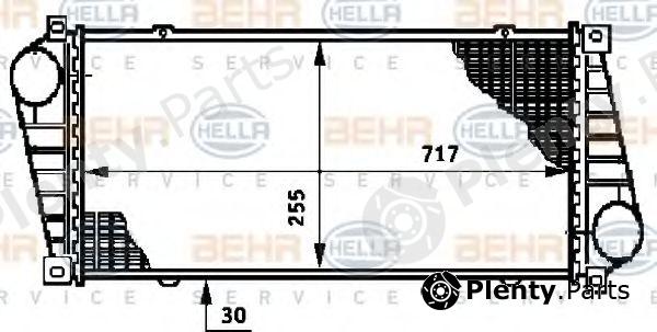  BEHR part 8ML376720-391 (8ML376720391) Intercooler, charger