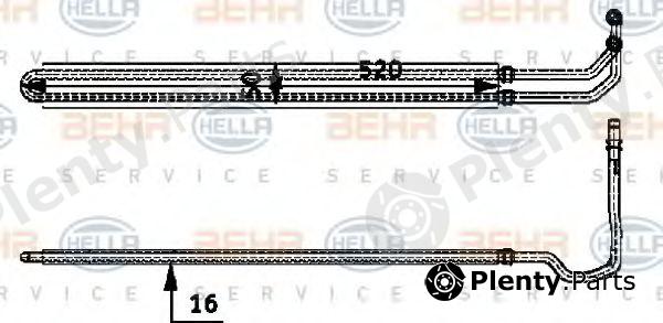  BEHR part 8MO376726-331 (8MO376726331) Oil Cooler, steering system