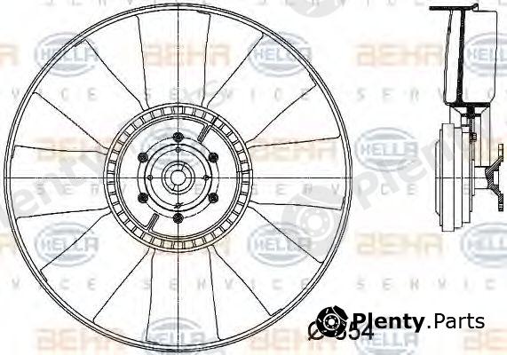  BEHR part 8MV376731-381 (8MV376731381) Fan, radiator