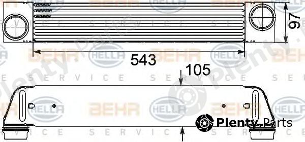  BEHR part 8ML376746-461 (8ML376746461) Intercooler, charger