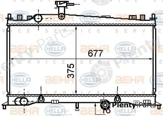  BEHR part 8MK376750-271 (8MK376750271) Radiator, engine cooling