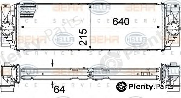  BEHR part 8ML376777-391 (8ML376777391) Intercooler, charger