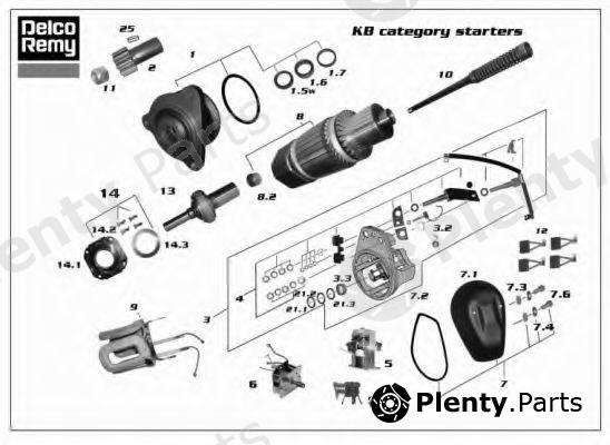 DELCO REMY part 19024080 Starter