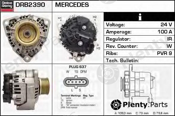  DELCO REMY part DRB2390X Alternator