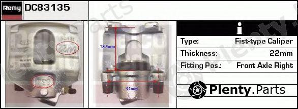  DELCO REMY part DC83135 Brake Caliper