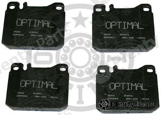 OPTIMAL part 2301 Brake Pad Set, disc brake