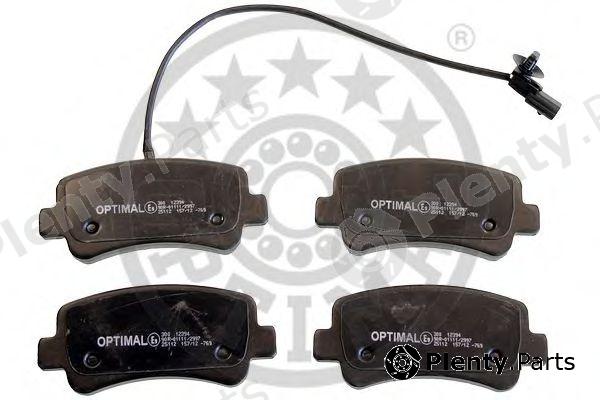  OPTIMAL part 12394 Brake Pad Set, disc brake