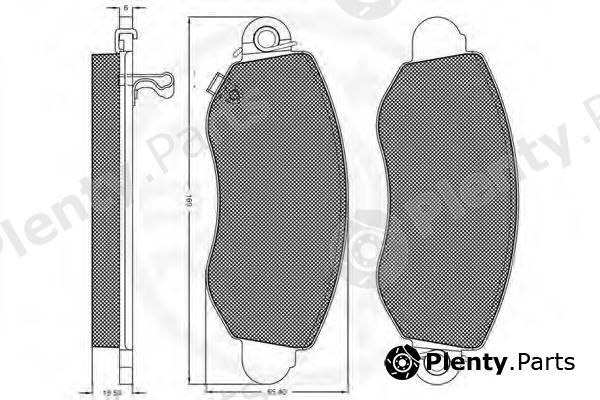  OPTIMAL part 12019 Brake Pad Set, disc brake