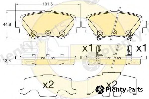  GIRLING part 6135937 Brake Pad Set, disc brake