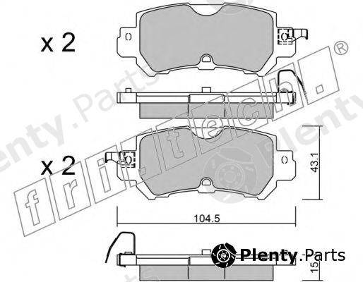  fri.tech. part 986.0 (9860) Brake Pad Set, disc brake