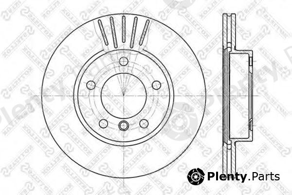  STELLOX part 6020-1521V-SX (60201521VSX) Brake Disc