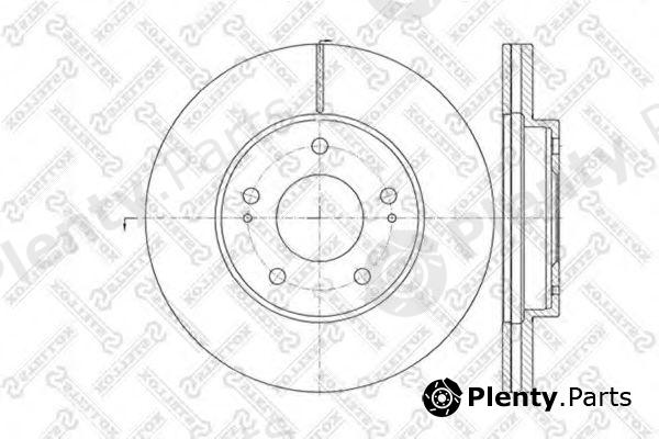  STELLOX part 6020-3034V-SX (60203034VSX) Brake Disc