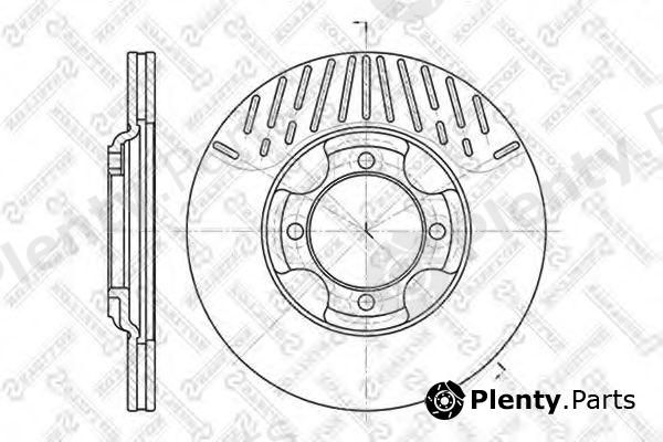  STELLOX part 6020-3216V-SX (60203216VSX) Brake Disc