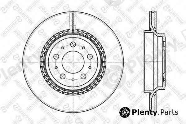  STELLOX part 6020-4852V-SX (60204852VSX) Brake Disc