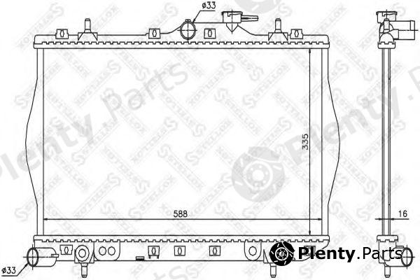  STELLOX part 10-25279-SX (1025279SX) Radiator, engine cooling